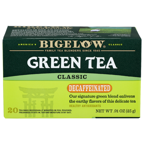Bigelow Classic Decaffeinated Green Tea - 0.046 Ounce - 20 Count