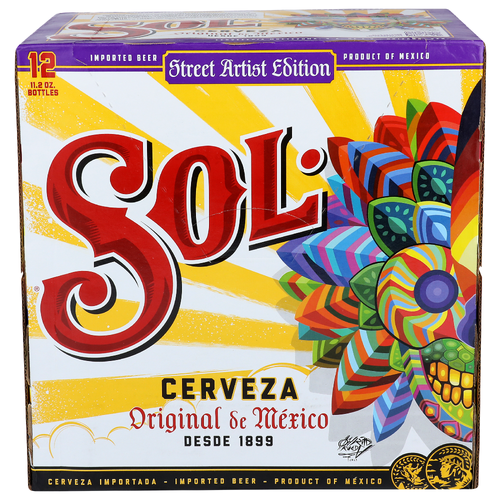 Sol Original Street Artist Edition Beer - 11.2 Ounce - 12 Count