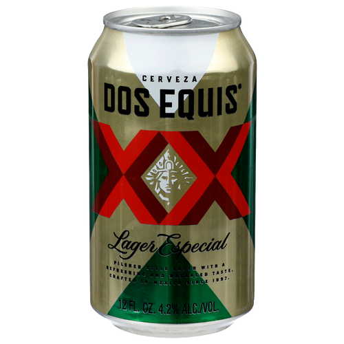Dos Equis Cerveza Lager Especial - 12 Fluid Ounce