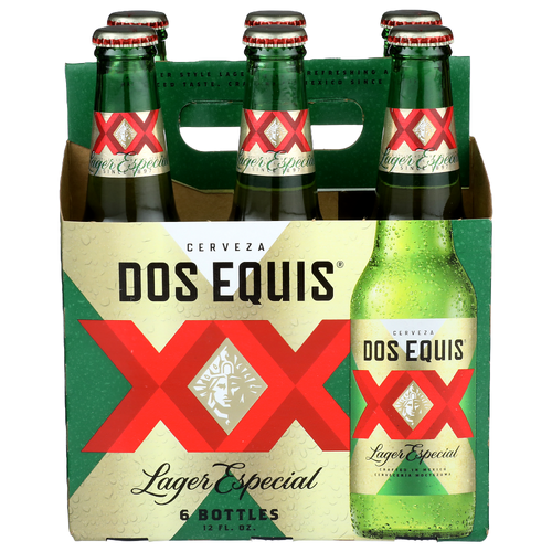 Dos Equis Cerveza Lager Especial - 12 Fluid Ounce - 6 Count