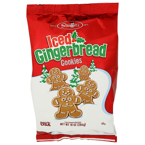 STAUFFER's Iced Gingerbread Cookies - 10 Ounce