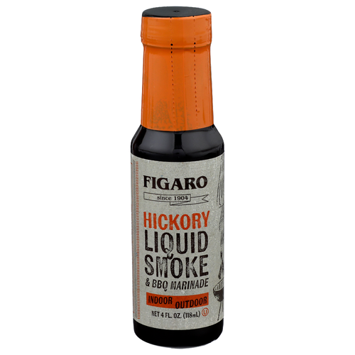 Figaro Hickory Liquid Smoke & Bbq Marinade - 4 Fluid Ounce