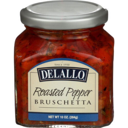 Delallo Roasted Pepper Bruschetta - 10 Ounce