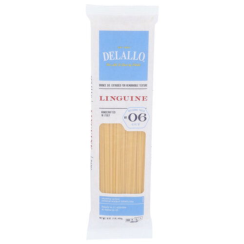 Delallo Pasta Bag Linguine - 16 Ounce - 1 Count