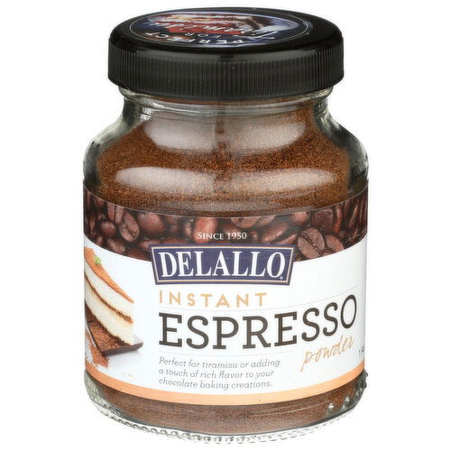 Delallo Instant Espresso Powder - 1.94 Ounce