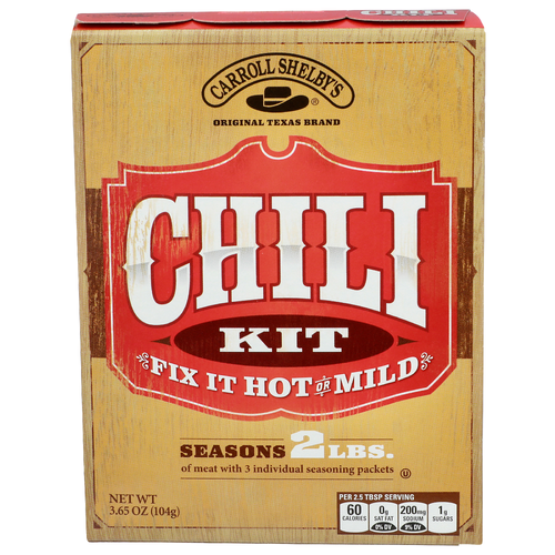 Carroll Shelby's Chili Kit - 3.65 Ounce