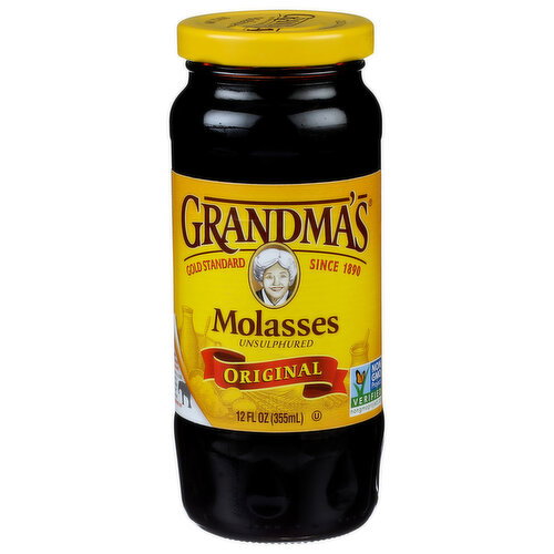 Grandma's Original Unsulphured Molasses - 12 Fluid Ounce Image 1 of 4