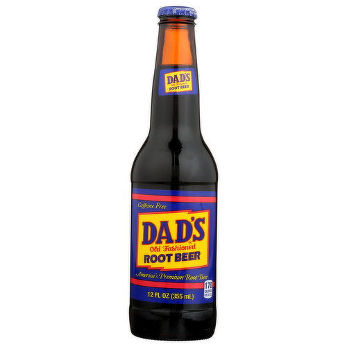 Dads Root Beer Soda, Root Beer, Old Fashioned - 12 Ounce