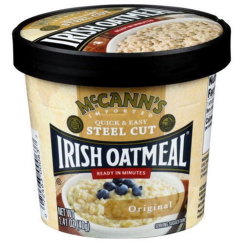 MCCANN's Original Steel Cut Irish Oatmeal - 1.41 Ounce - 1 Count