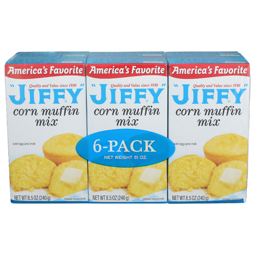 Jiffy Corn Muffin 6pk - 8.5 Ounce - 6 Count