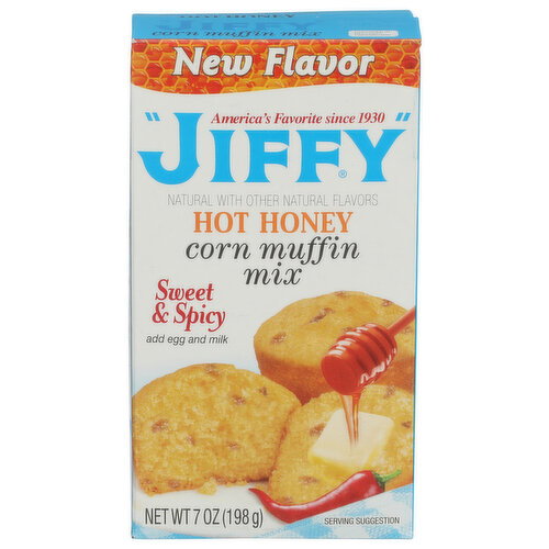 Jiffy Hot Honey Corn Muffin - 7 Ounce