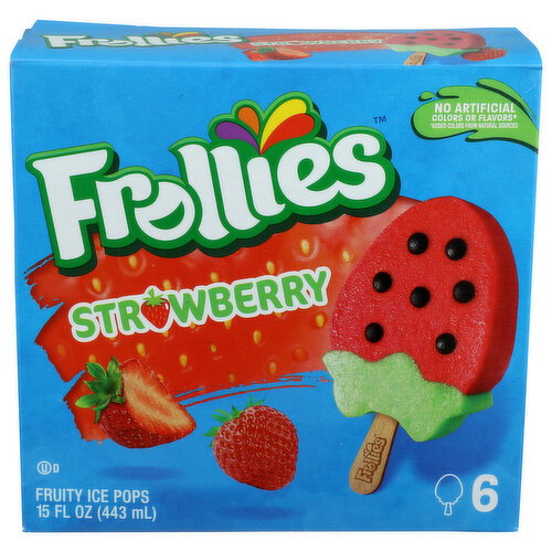 Frollies Strawberry Bars - 2.5 Fluid Ounce - 6 Count