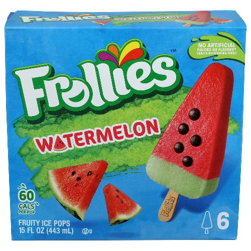 Frollies Watermelon Fruit Bars - 2.5 Fluid Ounce - 6 Count