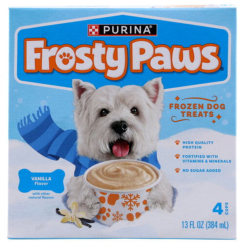Frosty Paws Dog Treats, Frozen, Vanilla Flavor - 3.25 Fluid Ounce - 4 Count