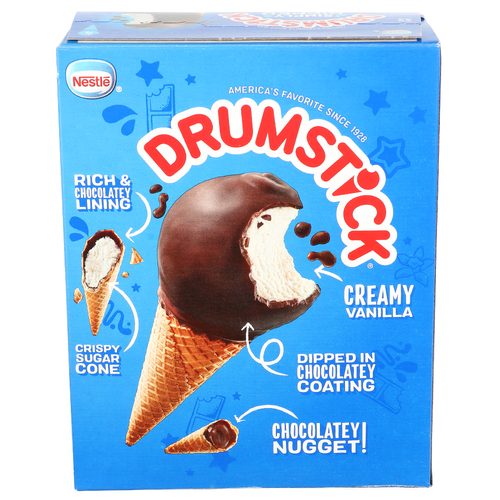 Nestle Vanilla Drumstick - 4.525 Fluid Ounce - 4 Count