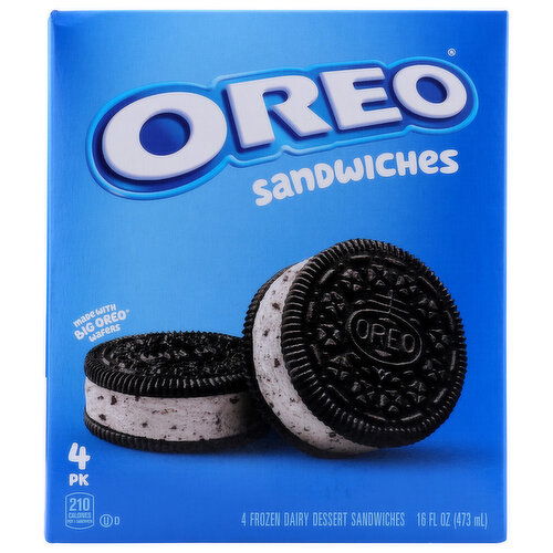 Oreo Sandwich - 4 Fluid Ounce - 4 Count