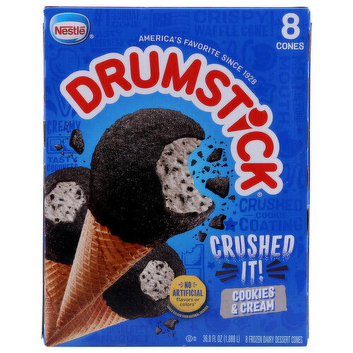 Milkybar Drumstick Crushed It - 4.6 Fluid Ounce - 8 Count