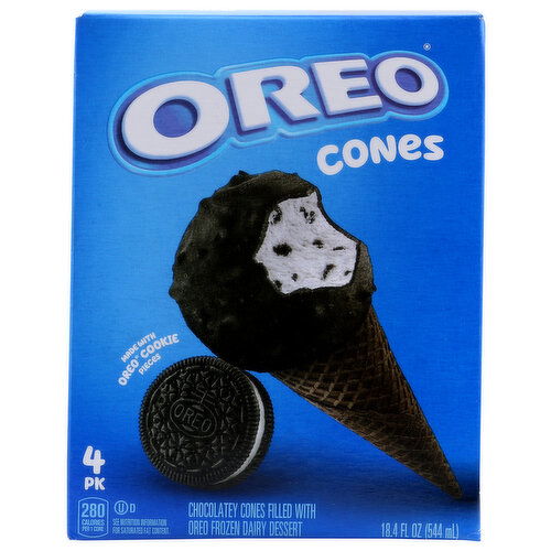 Oreo Cone - 4.6 Fluid Ounce - 4 Count