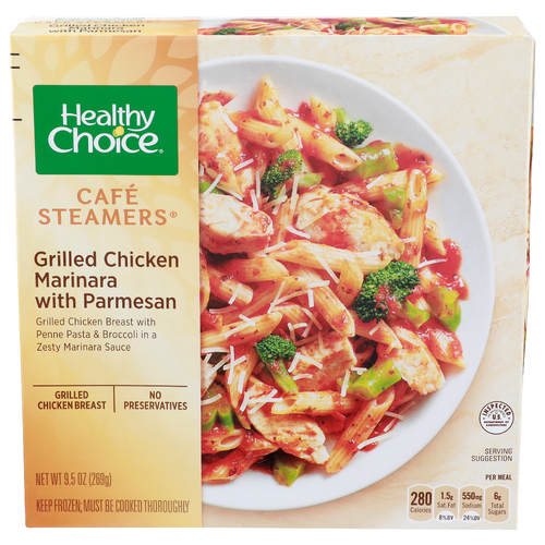 Healthy Choice Grilled Chicken Marinara With Parmesan Cafe Steamers - 9.5 Ounce