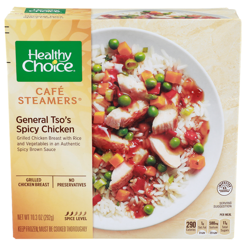 Healthy Choice General Tso's Spicy Chicken Cafe Steamers - 10.3 Ounce