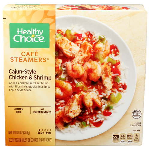 Healthy Choice Cajun-Style Chicken & Shrimp Cafe Steamers - 9.9 Ounce