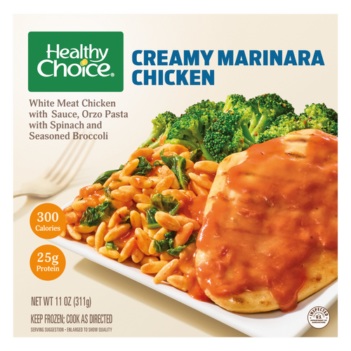 Healthy Choice Creamy Marinara Chicken, Frozen Meal, Bowl - 11 Ounce