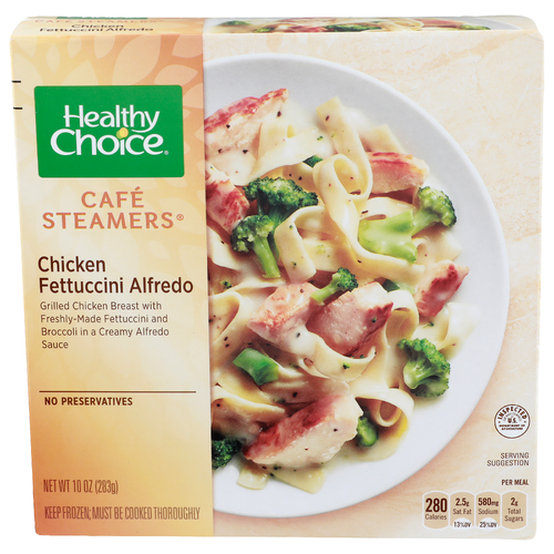 Healthy Choice Chicken Fettuccini Alfredo Cafe Steamers - 10 Ounce