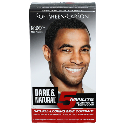 Softsheen Carson Natural Black Looking Gray Coverage - 1 Count