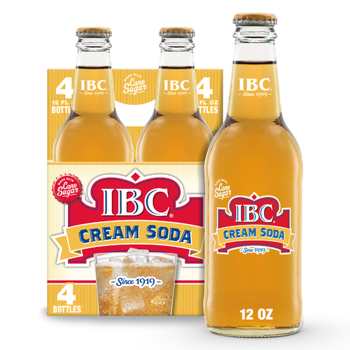 Ibc Cream Soda Made With Sugar - 3 Fluid Ounce - 4 Count Image 1 of 3