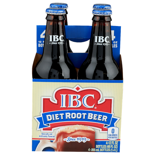 Ibc Diet Root Beer - 12 Fluid Ounce - 4 Count