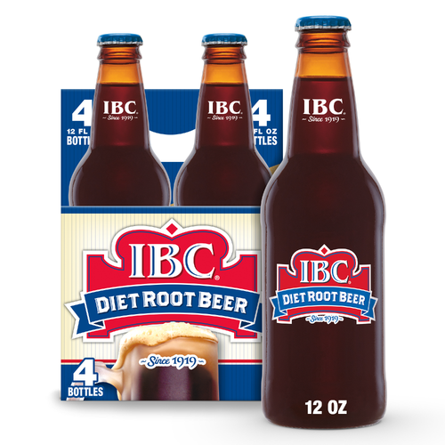 Ibc Diet Root Beer Soda - 3 Fluid Ounce - 4 Count