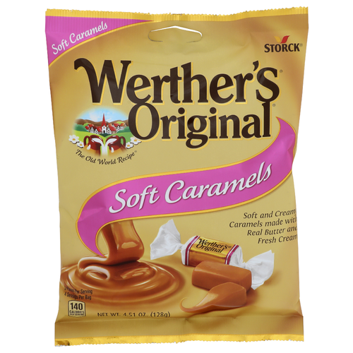 Storck Werther's Original Soft Caramels - 4.51 Ounce