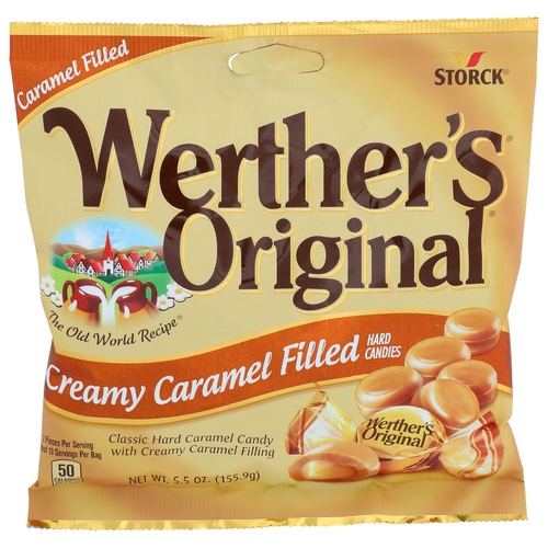WERTHER's Original Creamy Caramel Filled Hard Candies - 5.5 Ounce