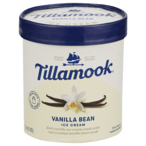 Tillamook Vanilla Bean Frozen Ice Cream - 1.5 Quart
