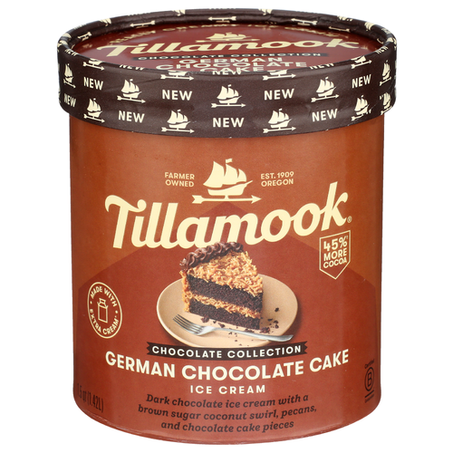 TILLAMOOK German Chocolate Cake Frozen Collection Ice Cream - 1.5 Quart