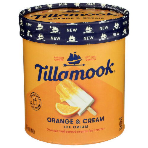 Tillamook Orange & Cream Ice - 1.5 Quart