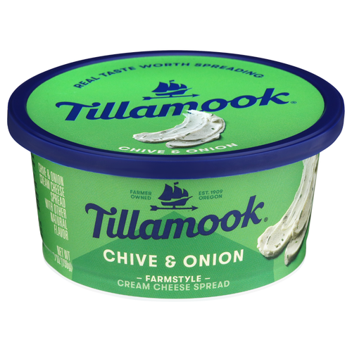 Tillamook  Chive & Onion Cream Cheese Spread - 7 Ounce
