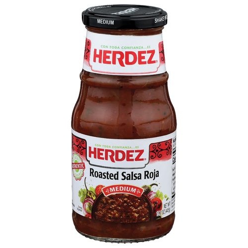 Herdez Medium Roasted Salsa Roja - 15.7 Ounce