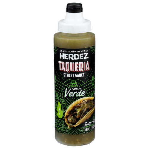 Herdez Taqueria Street Sauce Original Verde Mild Taco - 9 Ounce