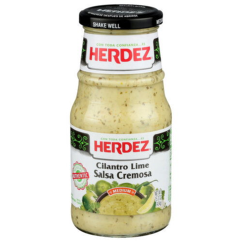 Herdez Salsa Cilantro Lime - 15.3 Ounce