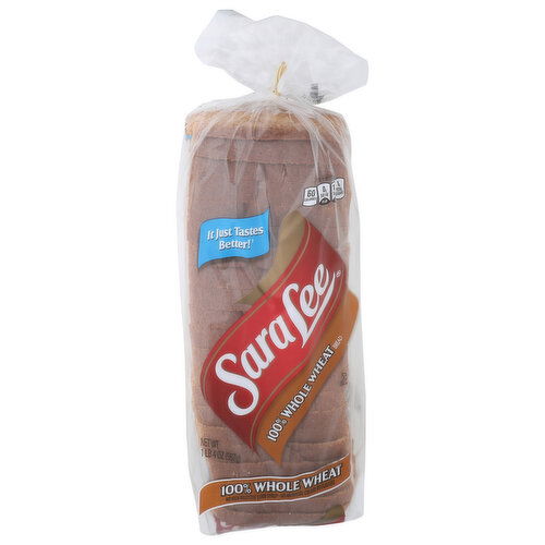 Sara Lee 100% Whole Wheat Bread - 16.4 Ounce