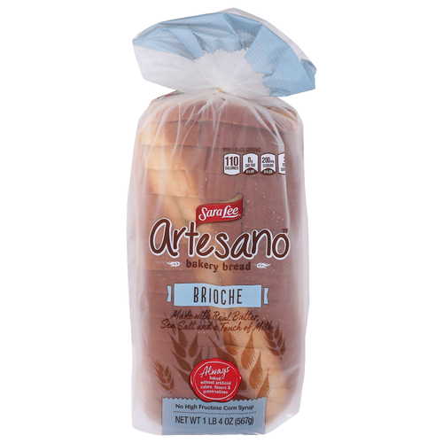 Sara Lee Brioche Artesano Bakery Bread - 16.4 Ounce