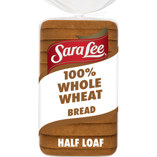 Sara Lee 100% Whole Wheat Bread, Half Loaf, Bag - 12 Ounce