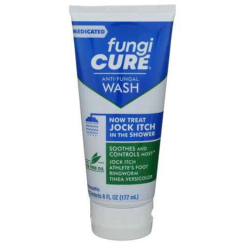 FUNGICURE Medicated Jock Itch Anti-Fungal Wash - 6 Fluid Ounce