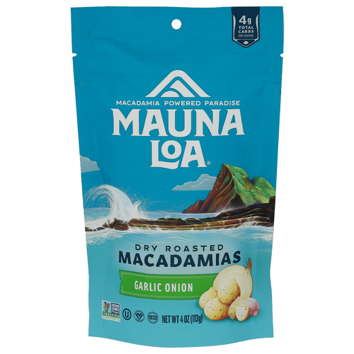 Mauna Loa Garlic Onion Macadamia - 4 Ounce