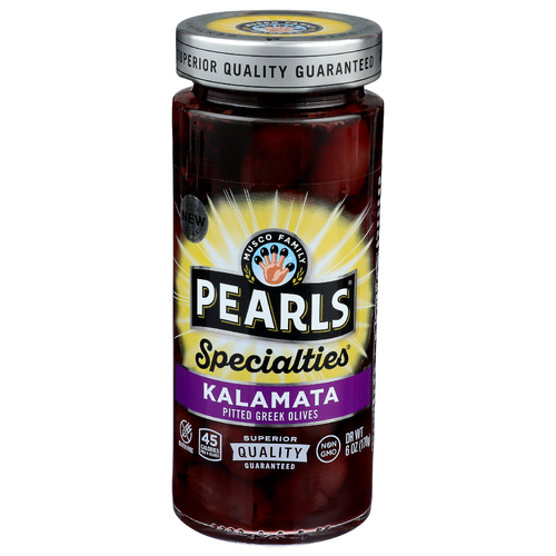 Musco Family Pearls Specialties Kalamata Pitted Greek Olives - 6 Ounce