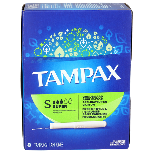 Tampax s Super Tampons - 40 Count