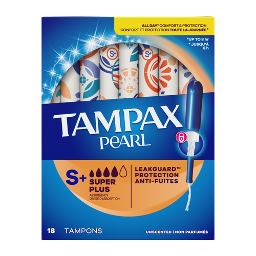 Tampax Pearl Leakguard Protection - 18 Count
