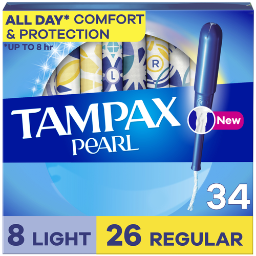 Tampax Pearl Duopack Tampons - 34 Count Image 1 of 3