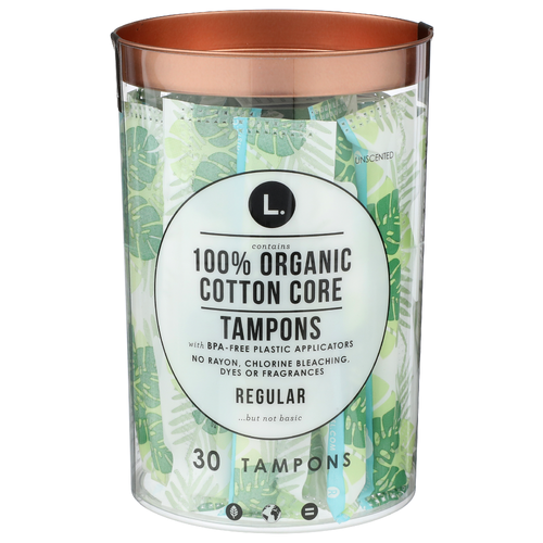 L. Regular Tampons - 30 Count